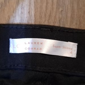 Black super skinny jeans LAUREN CONRAD